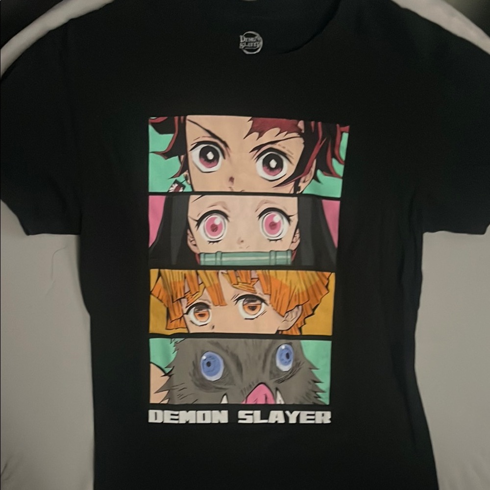 Kids Black Graphic T-Shirt